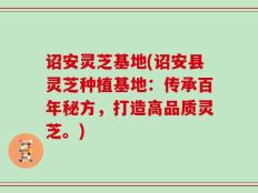 诏安灵芝基地(诏安县灵芝种植基地：传承百年秘方，打造高品质灵芝。)
