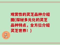 观赏性的灵芝品种介绍图(探秘多元化的灵芝品种特点，全方位介绍灵芝世界！)