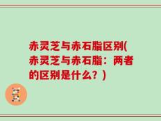 赤灵芝与赤石脂区别(赤灵芝与赤石脂：两者的区别是什么？)