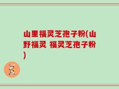 山里福灵芝孢子粉(山野福灵 福灵芝孢子粉)