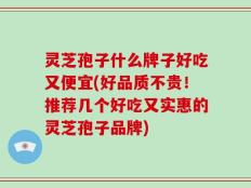 灵芝孢子什么牌子好吃又便宜(好品质不贵！推荐几个好吃又实惠的灵芝孢子品牌)