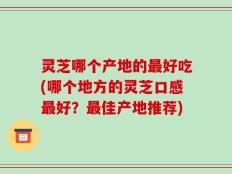 灵芝哪个产地的最好吃(哪个地方的灵芝口感最好？最佳产地推荐)