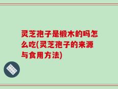 灵芝孢子是椴木的吗怎么吃(灵芝孢子的来源与食用方法)