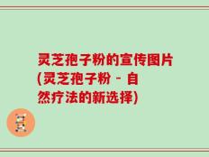 灵芝孢子粉的宣传图片(灵芝孢子粉 - 自然疗法的新选择)