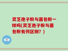 灵芝孢子粉与菌包粉一样吗(灵芝孢子粉与菌包粉有何区别？)