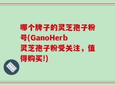 哪个牌子的灵芝孢子粉号(GanoHerb灵芝孢子粉受关注，值得购买!)