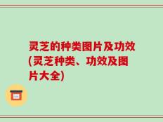 灵芝的种类图片及功效(灵芝种类、功效及图片大全)