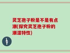 灵芝孢子粉是不是有点潮(探究灵芝孢子粉的潮湿特性)