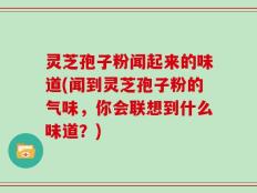 灵芝孢子粉闻起来的味道(闻到灵芝孢子粉的气味，你会联想到什么味道？)