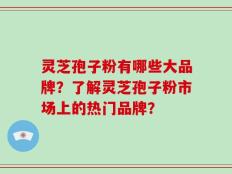 灵芝孢子粉有哪些大品牌？了解灵芝孢子粉市场上的热门品牌？