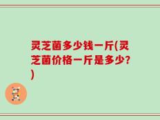 灵芝菌多少钱一斤(灵芝菌价格一斤是多少？)