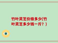 竹叶灵芝价格多少(竹叶灵芝多少钱一斤？)