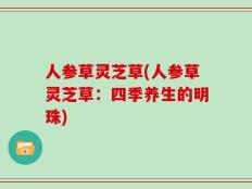 人参草灵芝草(人参草灵芝草：四季养生的明珠)