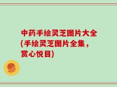 中药手绘灵芝图片大全(手绘灵芝图片全集，赏心悦目)