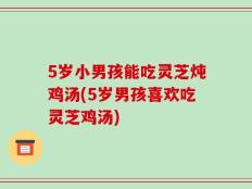 5岁小男孩能吃灵芝炖鸡汤(5岁男孩喜欢吃灵芝鸡汤)