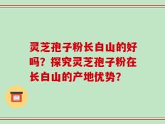 灵芝孢子粉长白山的好吗？探究灵芝孢子粉在长白山的产地优势？