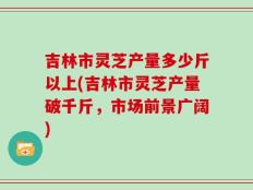 吉林市灵芝产量多少斤以上(吉林市灵芝产量破千斤，市场前景广阔)