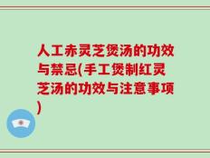 人工赤灵芝煲汤的功效与禁忌(手工煲制红灵芝汤的功效与注意事项)