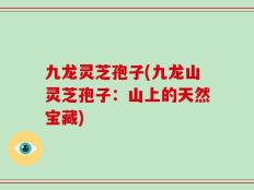 九龙灵芝孢子(九龙山灵芝孢子：山上的天然宝藏)