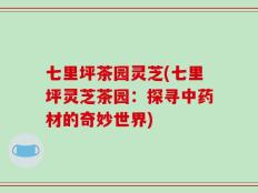 七里坪茶园灵芝(七里坪灵芝茶园：探寻中药材的奇妙世界)