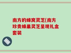 南方的蜂窝灵芝(南方珍贵蜂巢灵芝呈现礼盒套装