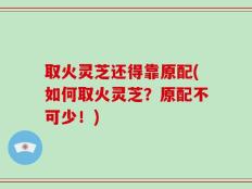 取火灵芝还得靠原配(如何取火灵芝？原配不可少！)