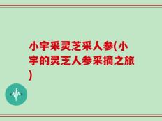 小宇采灵芝采人参(小宇的灵芝人参采摘之旅)
