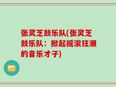 张灵芝鼓乐队(张灵芝鼓乐队：掀起摇滚狂潮的音乐才子)