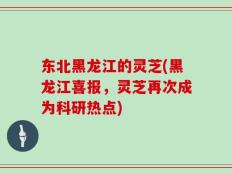 东北黑龙江的灵芝(黑龙江喜报，灵芝再次成为科研热点)