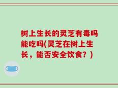树上生长的灵芝有毒吗能吃吗(灵芝在树上生长，能否安全饮食？)