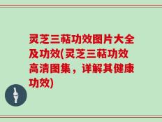 灵芝三萜功效图片大全及功效(灵芝三萜功效高清图集，详解其健康功效)