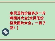 水灵芝的价格多少一斤啊图片大全(水灵芝价格及图片大全，一目了然！)