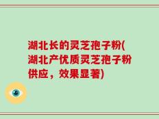 湖北长的灵芝孢子粉(湖北产优质灵芝孢子粉供应，效果显著)