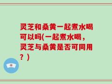 灵芝和桑黄一起煮水喝可以吗(一起煮水喝，灵芝与桑黄是否可同用？)