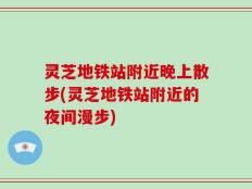灵芝地铁站附近晚上散步(灵芝地铁站附近的夜间漫步)