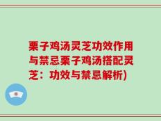 栗子鸡汤灵芝功效作用与禁忌栗子鸡汤搭配灵芝：功效与禁忌解析)