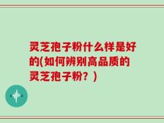 灵芝孢子粉什么样是好的(如何辨别高品质的灵芝孢子粉？)