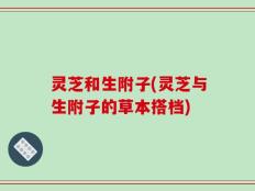 灵芝和生附子(灵芝与生附子的草本搭档)