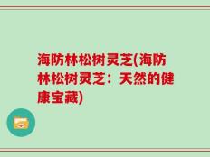 海防林松树灵芝(海防林松树灵芝：天然的健康宝藏)