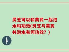 灵芝可以和黄芪一起泡水吗功效(灵芝与黄芪共泡水有何功效？)