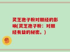 灵芝孢子粉对胆经的影响(灵芝孢子粉：对胆经有益的秘密。)
