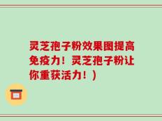 灵芝孢子粉效果图提高免疫力！灵芝孢子粉让你重获活力！)