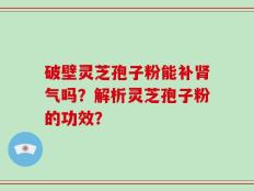 破壁灵芝孢子粉能补肾气吗？解析灵芝孢子粉的功效？