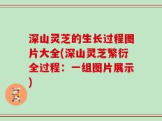 深山灵芝的生长过程图片大全(深山灵芝繁衍全过程：一组图片展示)