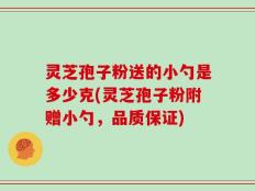 灵芝孢子粉送的小勺是多少克(灵芝孢子粉附赠小勺，品质保证)