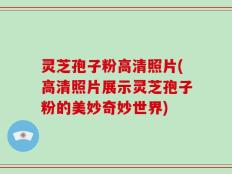 灵芝孢子粉高清照片(高清照片展示灵芝孢子粉的美妙奇妙世界)