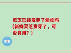 灵芝已经发芽了能吃吗(新鲜灵芝发芽了，可否食用？)