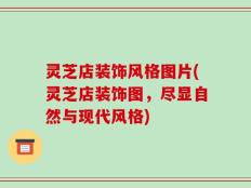 灵芝店装饰风格图片(灵芝店装饰图，尽显自然与现代风格)