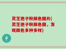 灵芝孢子粉颜色图片(灵芝孢子粉颜色图，发现颜色多种多样)