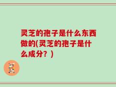 灵芝的孢子是什么东西做的(灵芝的孢子是什么成分？)